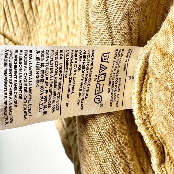 Banana Republic Quilted Cardigan New British Khaki Sz Small - Picture 12 of 12